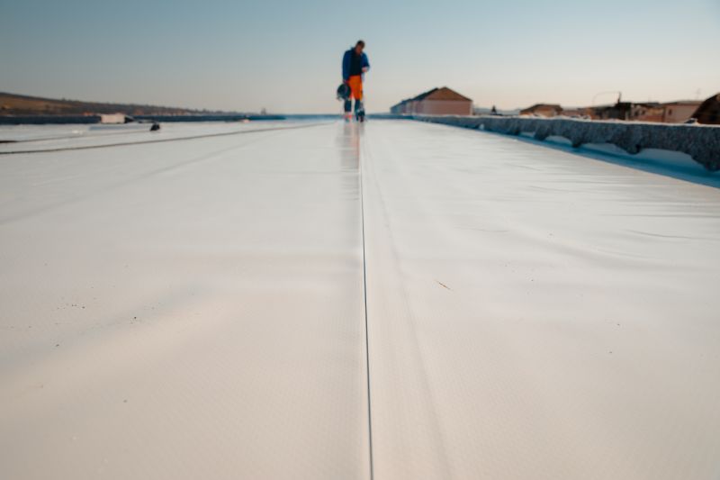 Rubber Roof Installation detail